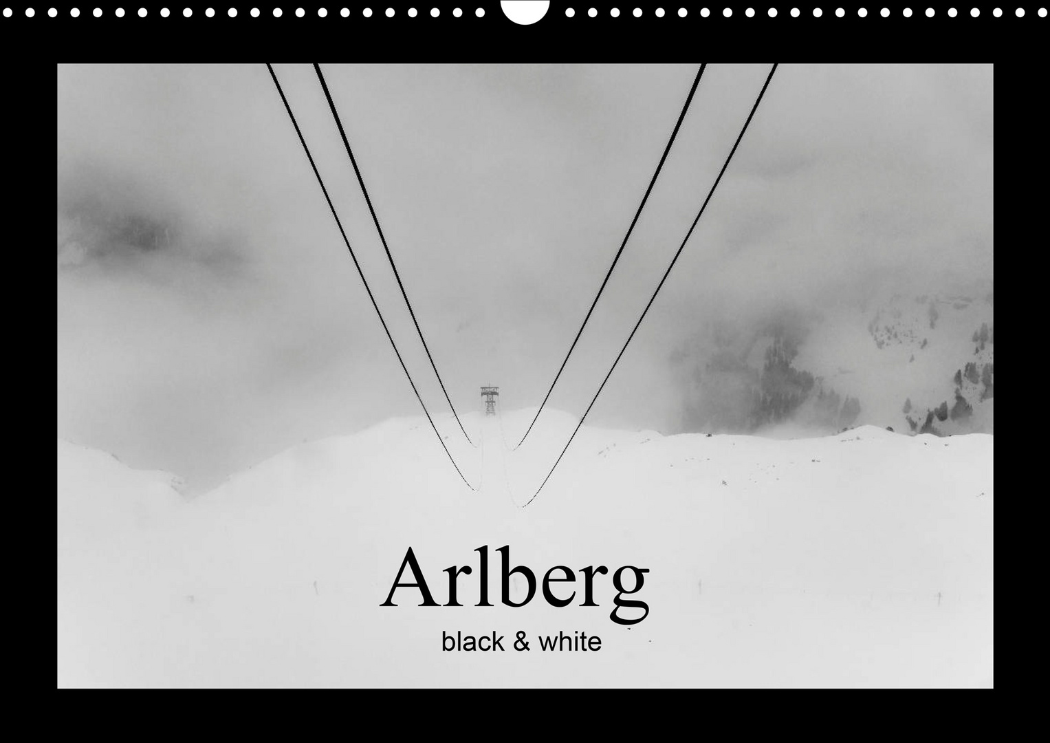 Arlberg-black & white ... als KALENDER erhältlich
