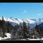 Arlberg Pass Straße Richtung St.Anton