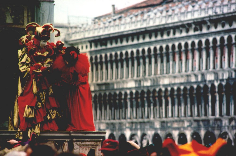 Arlecchini a Venezia - piazza San Marco