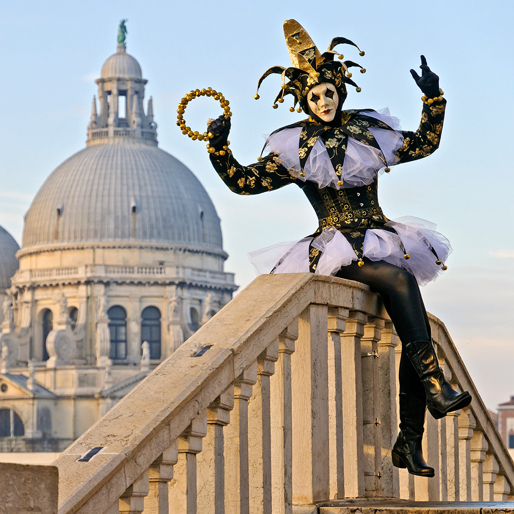 Arlecchino vor S. Maria della Salute