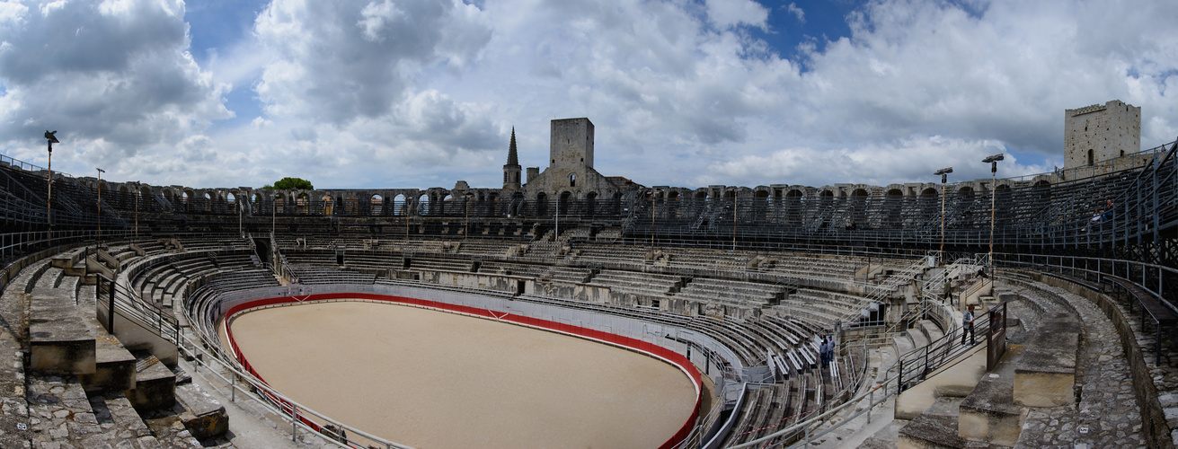 Arles Amphitheater Panorama
