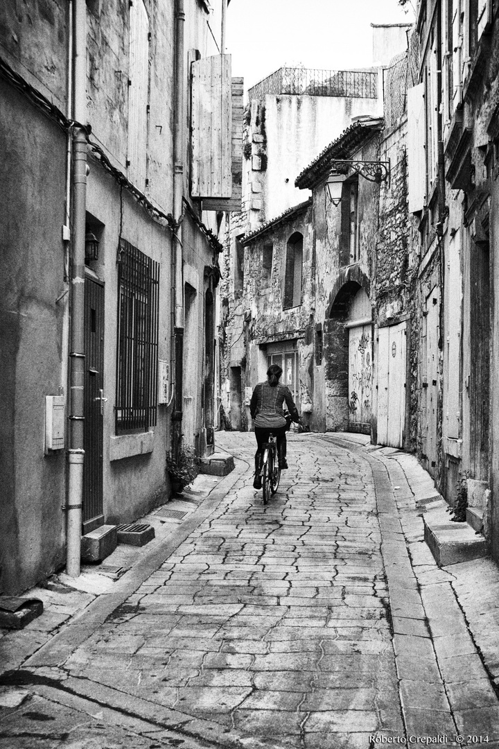 Arles in bicicletta