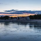 Arles, tramonto sul Rodano