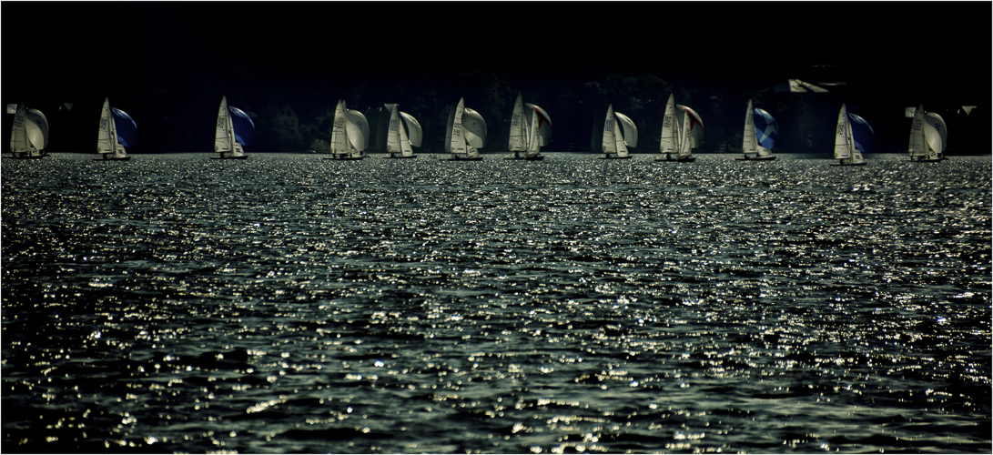 Armada auf dem Scharmützelsee