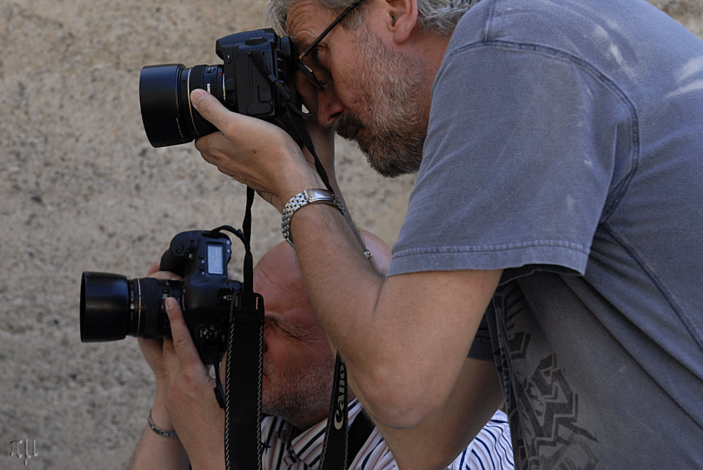 armand und dieter beim shooting