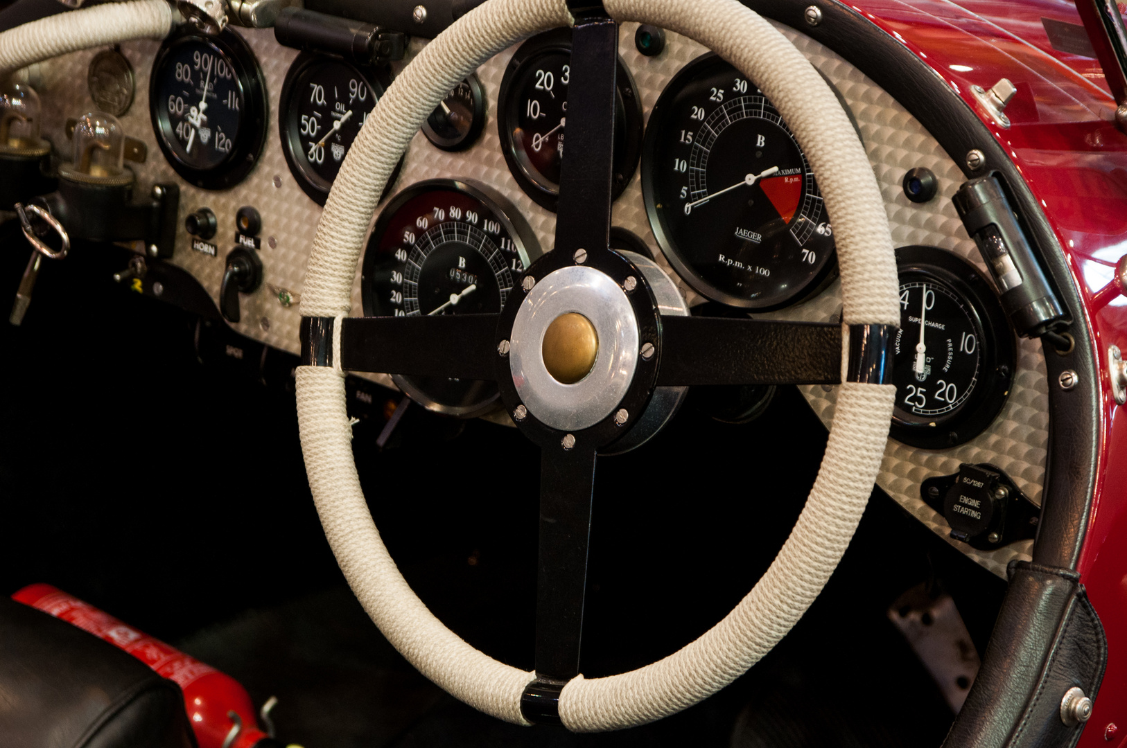 Armaturenbrett  Bentley 6.5 Litre Supercharged Petersen Racer 1953  