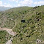 Armenien: Die Seilbahn Wings Of Tatev vor der Station Halidor vom Kloster Tatev kommend