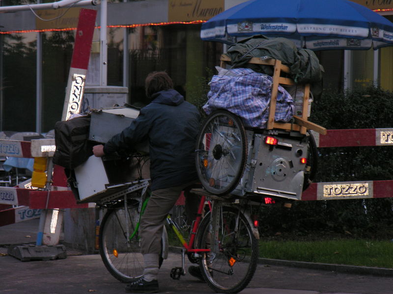 Armut von heute - Clochard auf Reisen ....