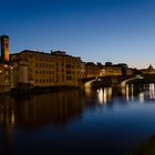 Arno bei Sonnenuntergang, Firenze April 2014