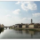 Arno mit Ponte Vecchio