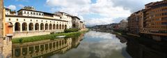 Arno Panorama Flußaufwärts