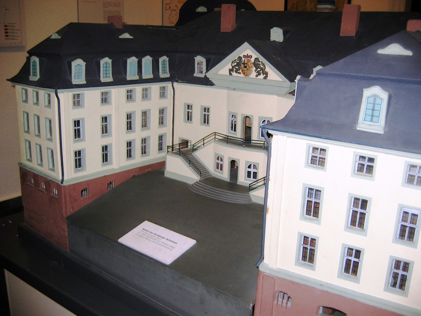 Arnsberg (Hochsauerland) – Modell des Arnsberger Schlosses im Sauerlandmuseum