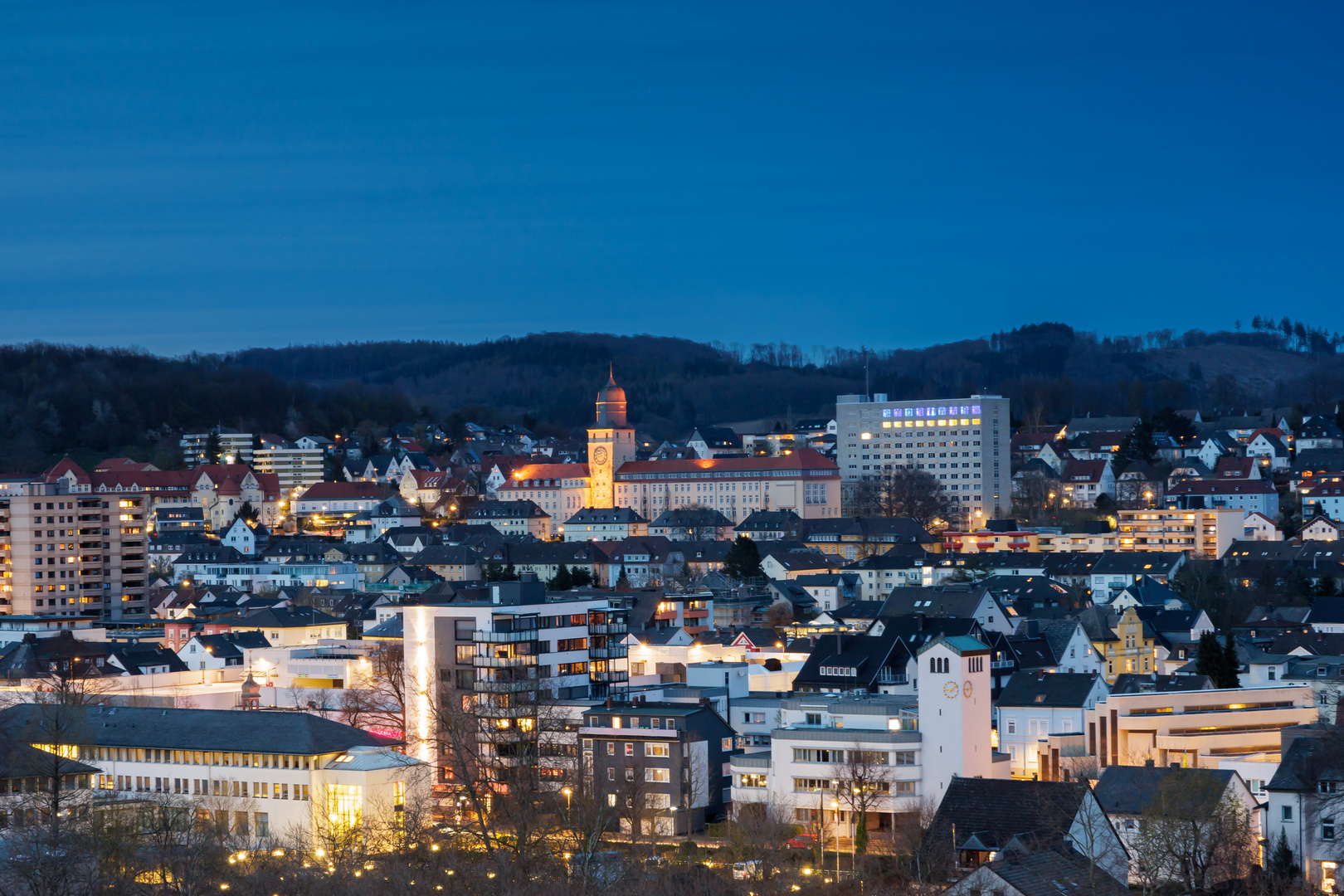 Arnsberg/Westf. zur blauen Stunde