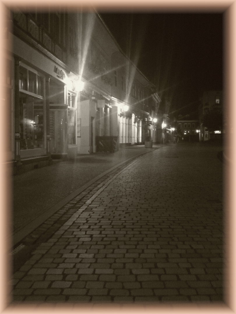 Arnstadt bei Nacht