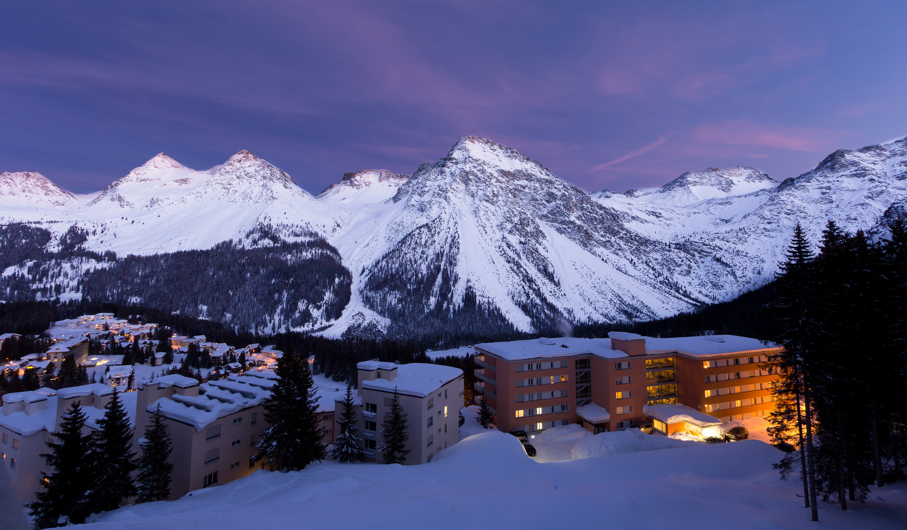 arosa by night...