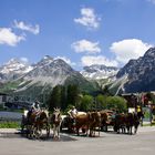 Arosa mit Bergwelt