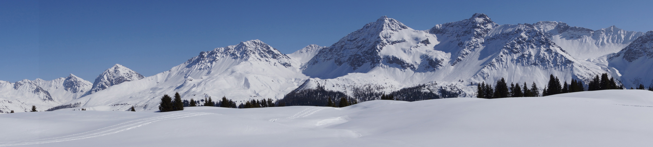 Arosa Panorama aus Kamera