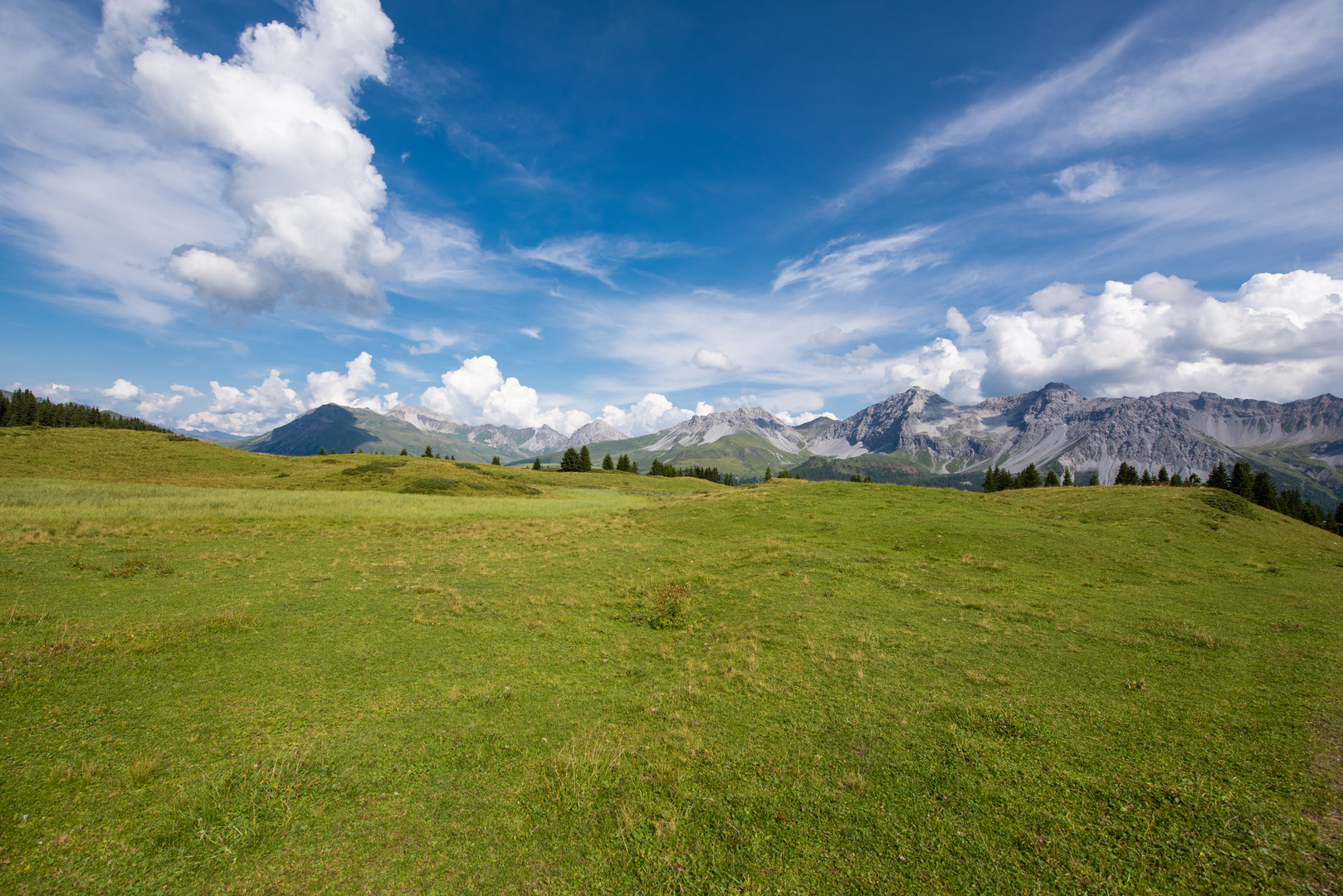 Arosa Panoramalandschaft