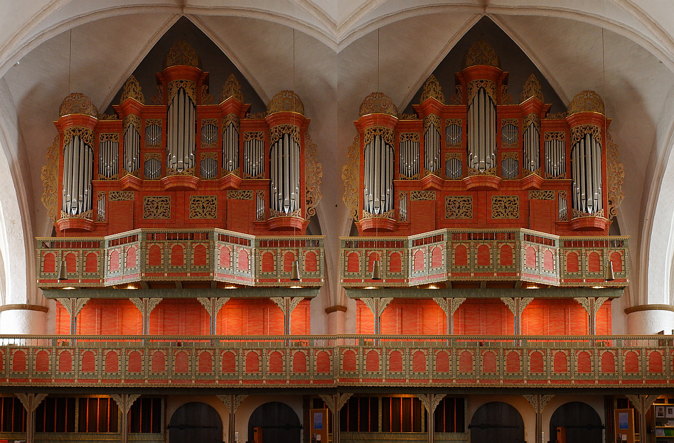 Arp Schnitger Orgel (3D Kreuzblick)