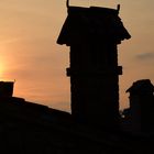 Arquà Petrarca al tramonto