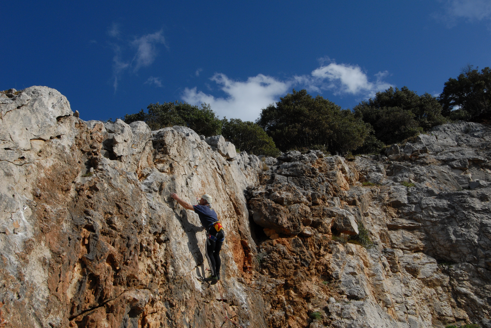 Arrampicata sul Monte Albo