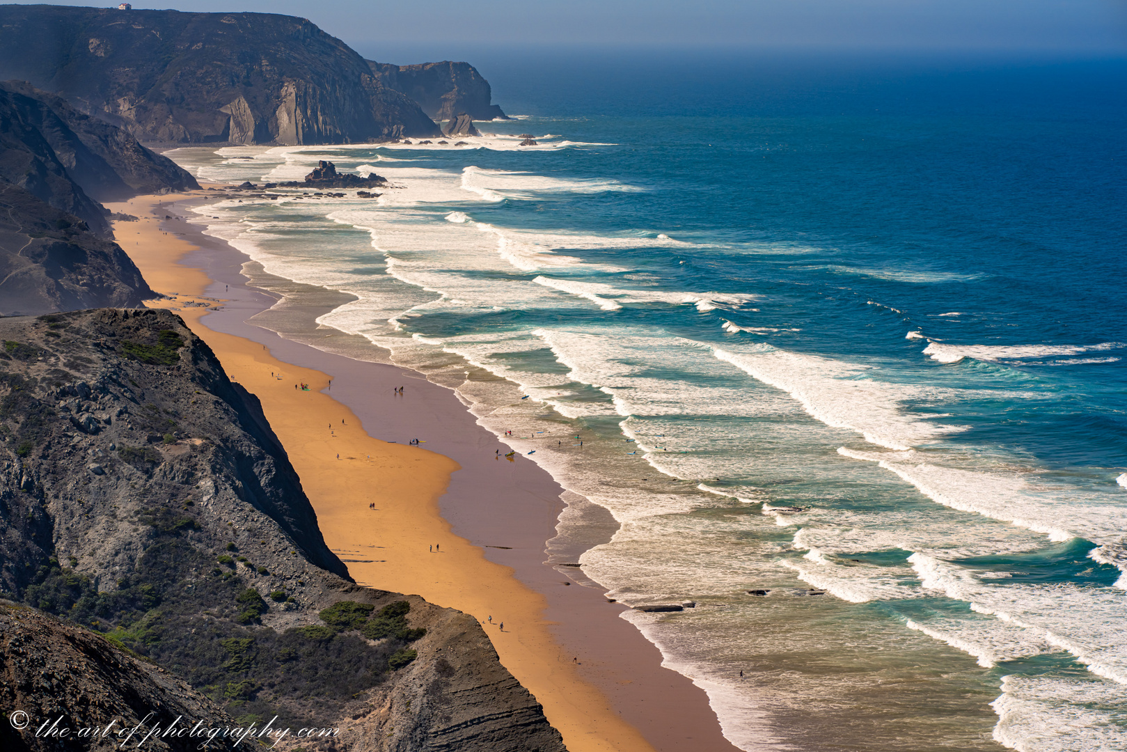 Arrifana Beach an der Westküste Portugals