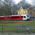 Arriva GTW Spurt Triebwagen in Scheemda NL 11-02-2014