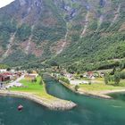 Arrival in Flåm