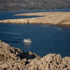 Arrival to the island of Pag