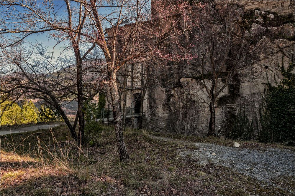 Arrivée à l'entrée de la citadelle à Entrevaux