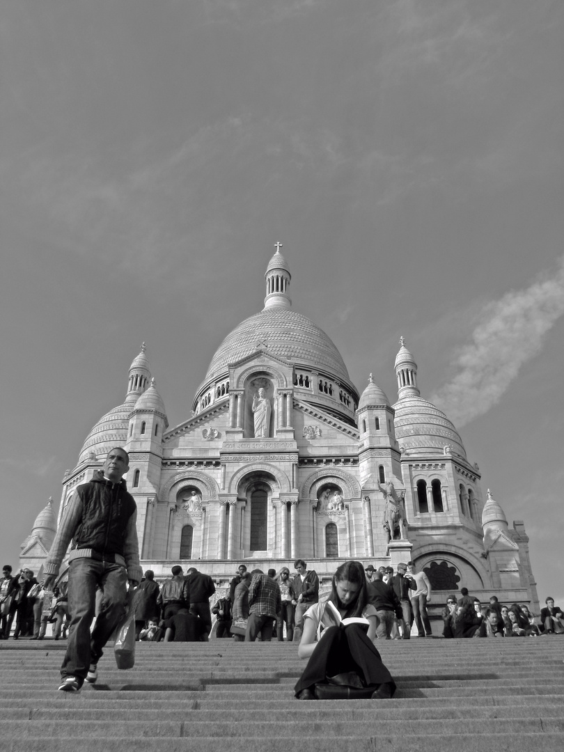 Arrivée a Montmartre