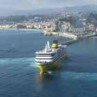 Arrivée à Nice du ferry corsica-sardinia