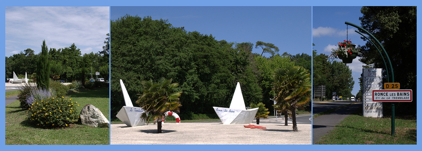 Arrivée à Ronce-les-Bains – Ankunft in Ronce-les-Bains