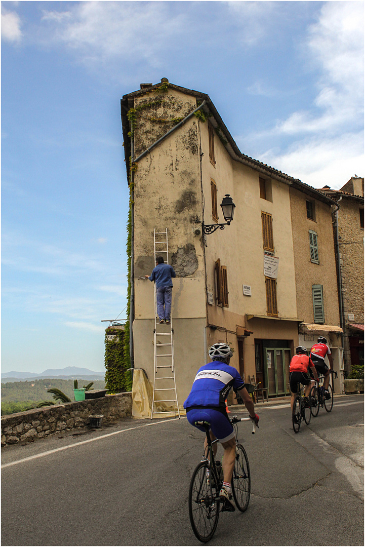 arrivée à Seillans