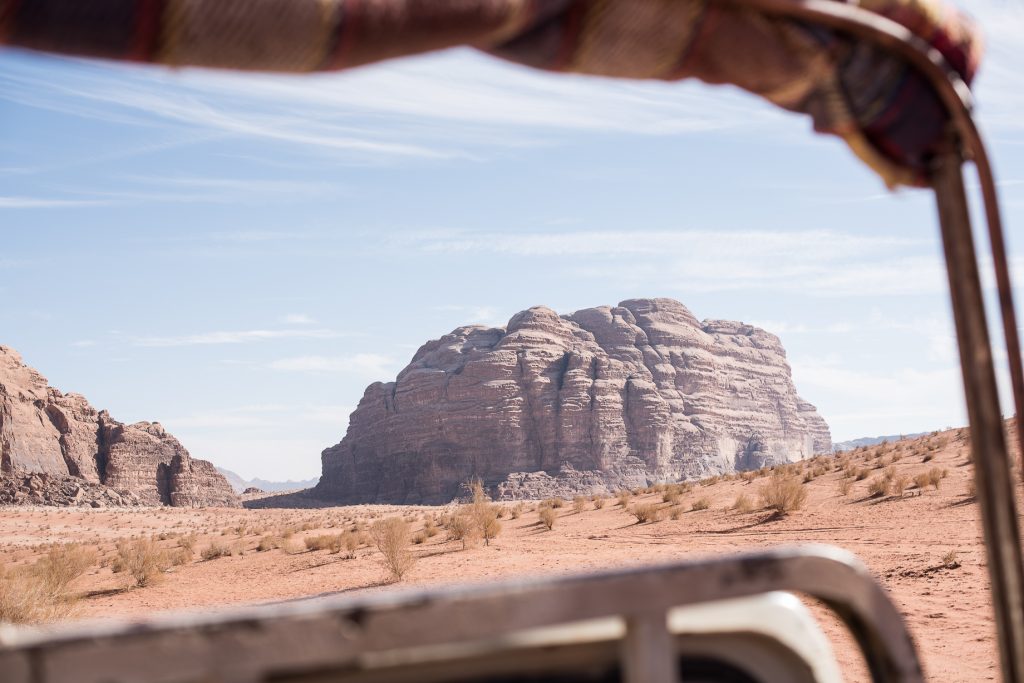 Arrivée dans le désert - Jordanie