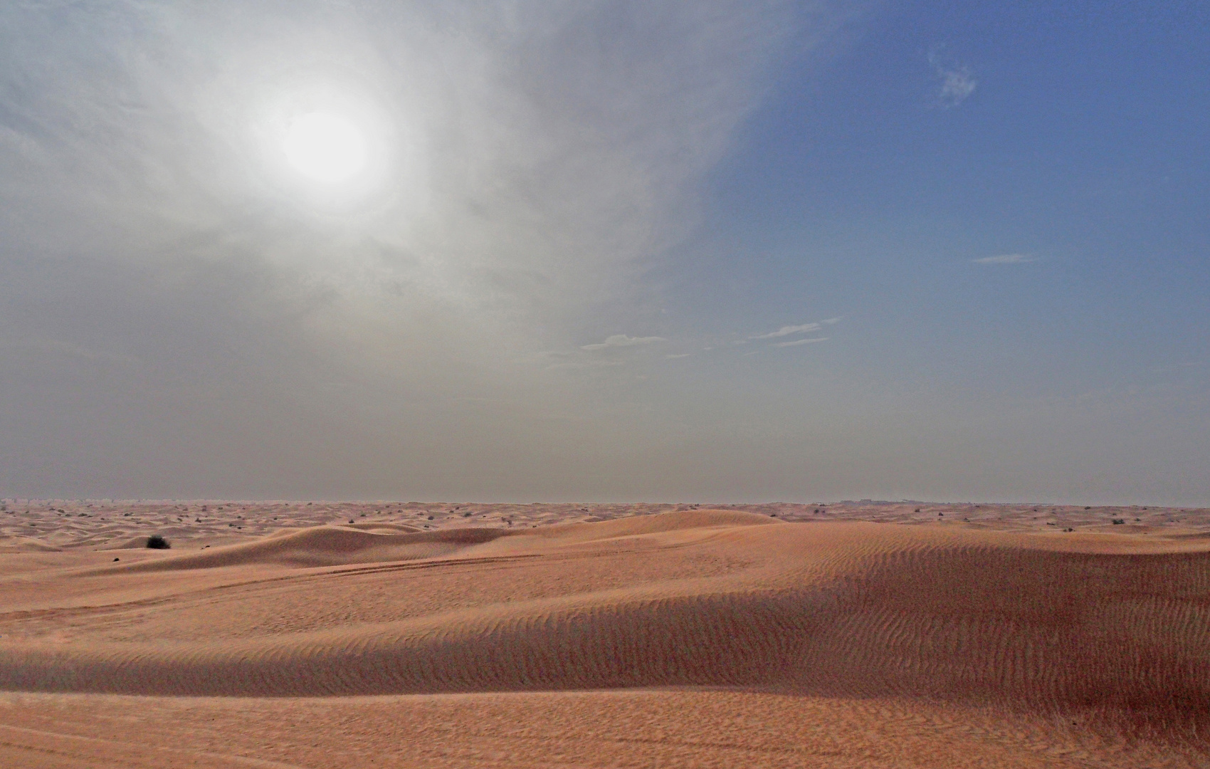 Arrivée d’une tempête de sable