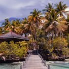 Arriving at Nabucco island in Maratua atoll