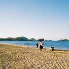 Arriving on Likoma Island Lake Malawi