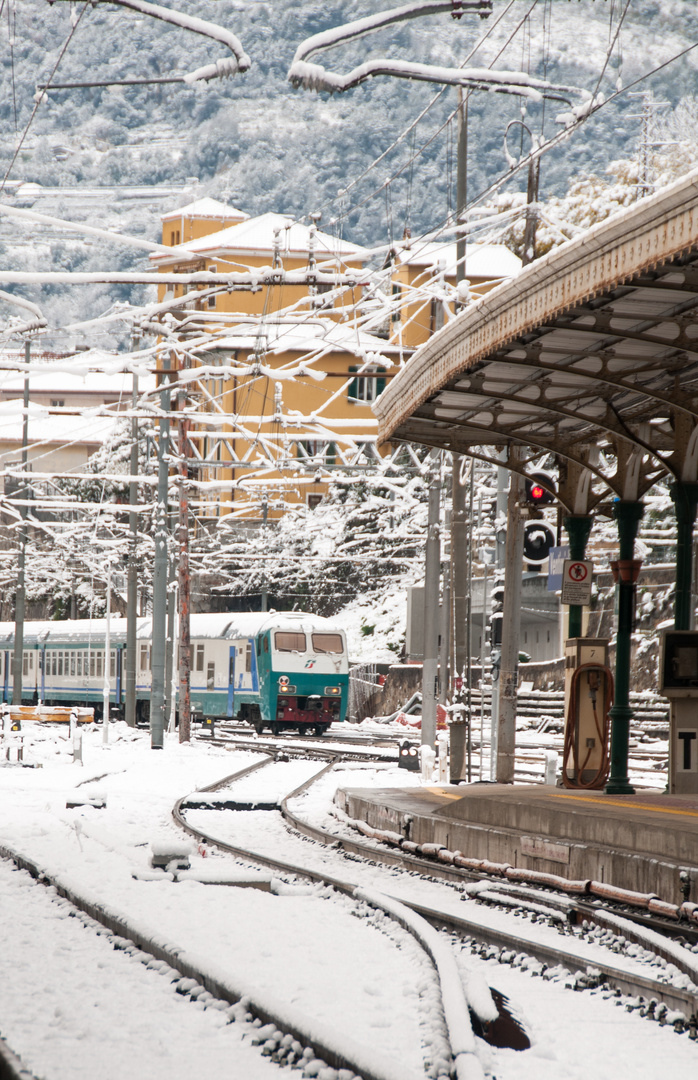 Arrivo in stazione