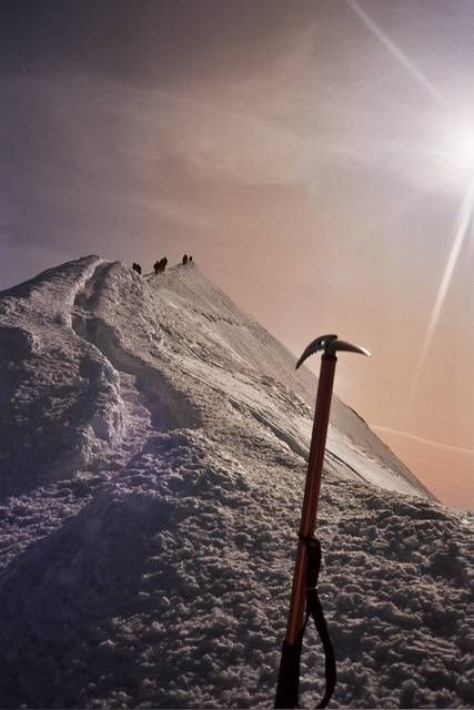 Arrête sommitale du Mont Blanc