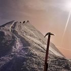Arrête sommitale du Mont Blanc