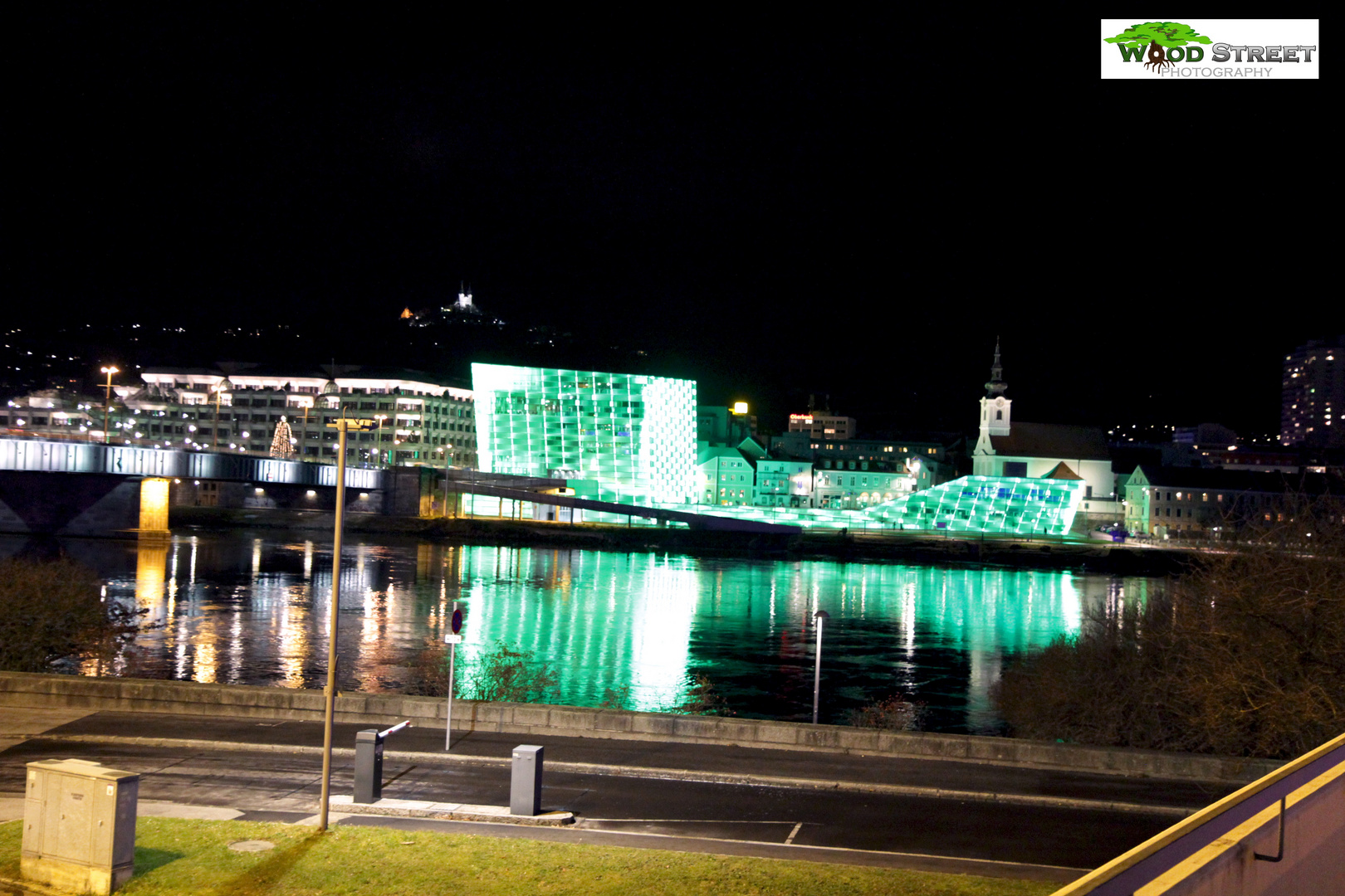 Ars Electronica Center Night Time