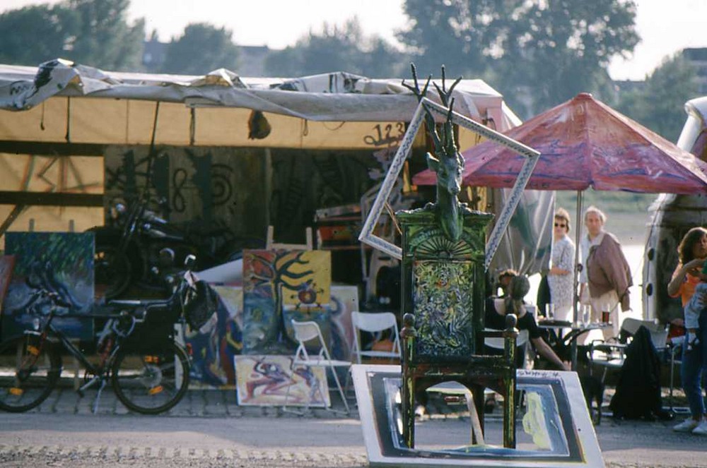 ART BUSSE 1992 AM RHEIN DÜSSELDORF