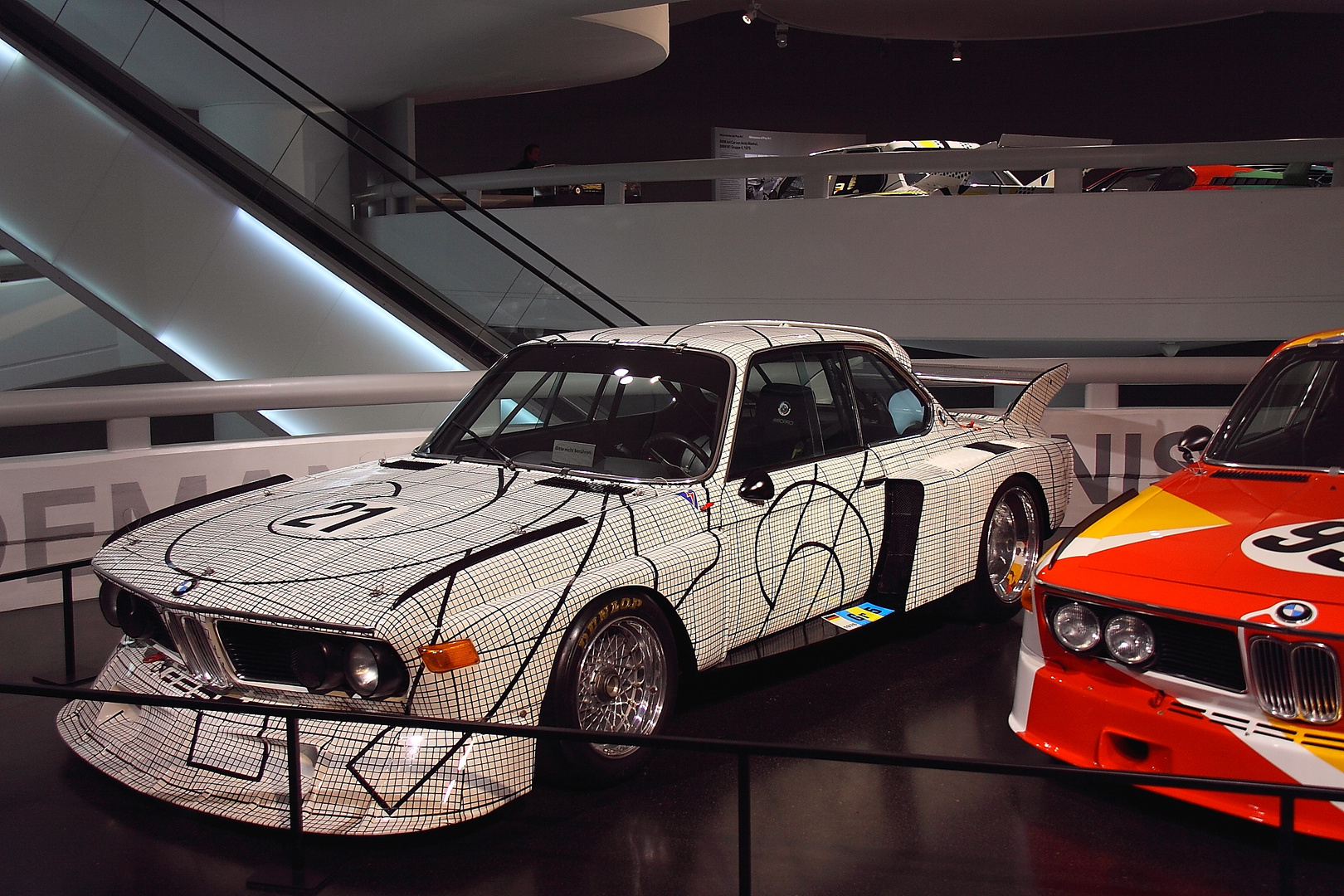 Art Car BMW 3.0 CSL von Frank Stella BMW 3.0 CSL (1976)