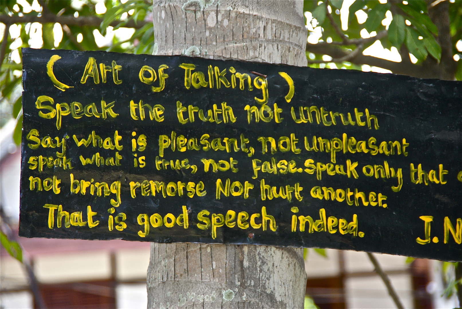 art of talking, luang prabang, laos 2010