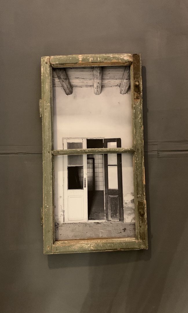 ART WORK Pictures of lost places framed in old windows