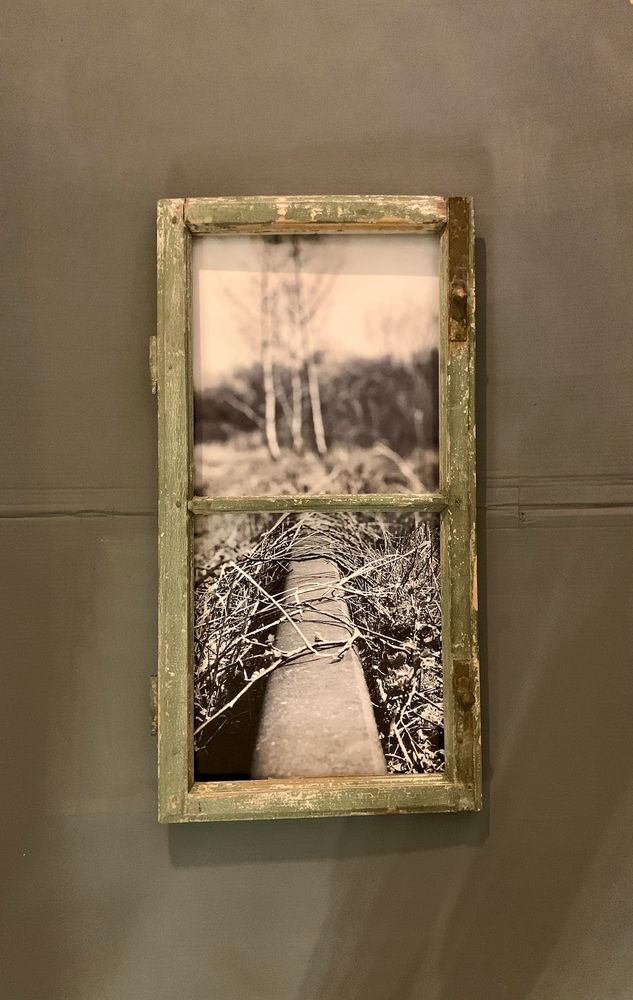 ART WORK Pictures of lost places framed in old windows