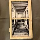 ART WORK Pictures of lost places framed in old windows