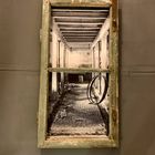 ART WORK Pictures of lost places framed in old windows