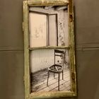 ART WORK Pictures of lost places framed in old windows